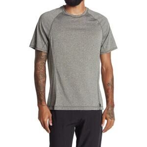 Zella NWT Men's Gray Raglan Sleeve Run T-shirt Size M (233)